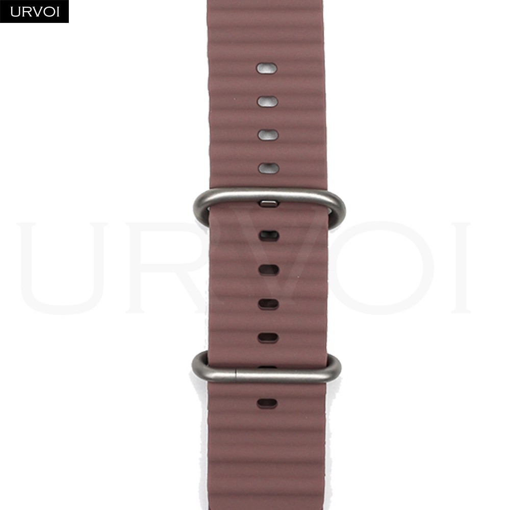 URVOI Ocean Band for Apple Watch Ultra 3 2 strap series 11 10 9 8 SE Silicone Sport band for iWatch 