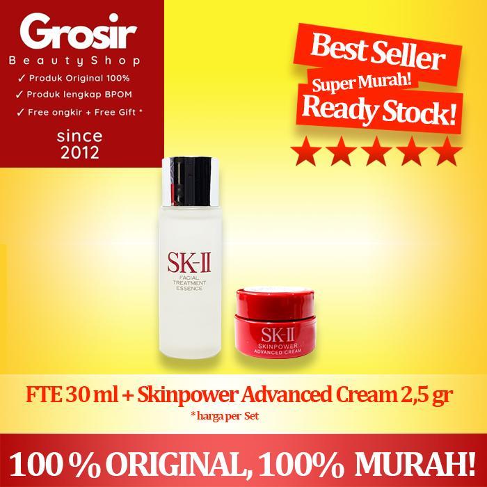 SK-II SK2 SKII SK II Paket Pitera FTE 30 ml + RNA Power Cream Mini