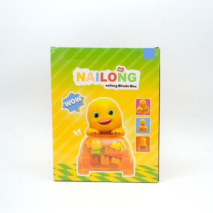 OHSOME - Mr. Man Nailong Building Blocks Car 50pcs / Block Mainan Balok Susun DIY Nailong Mobil 50 p