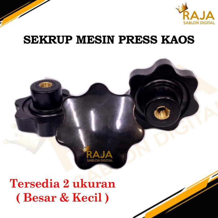 Sekrup Mesin Press Kaos / Pengatur Tekanan Mesin Press Kaos