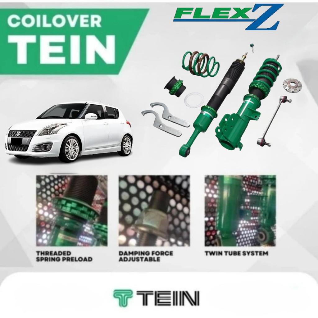 Tein Flex Z Coilover Suzuki New Swift 2012-2017 Set depan & belakang