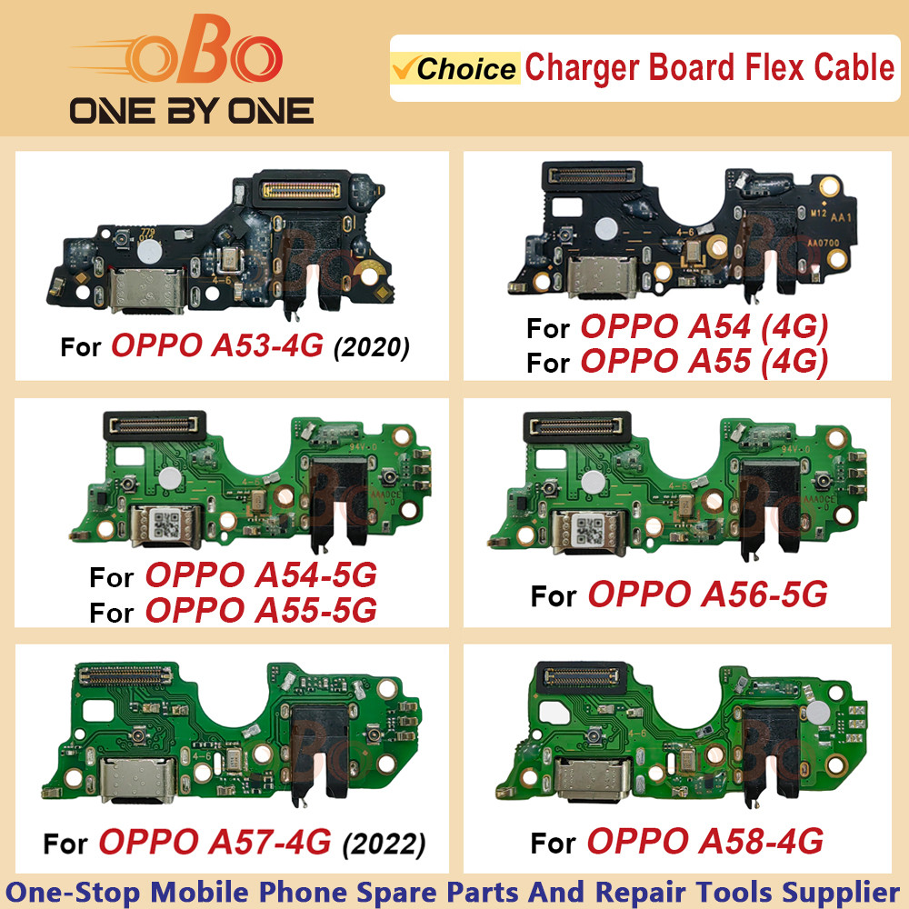 Papan Dock Pengisian Daya USB Untuk Oppo A53 A54 A55 A56 A57 A58 4G 5G Soket Pengisi Daya Port jack 