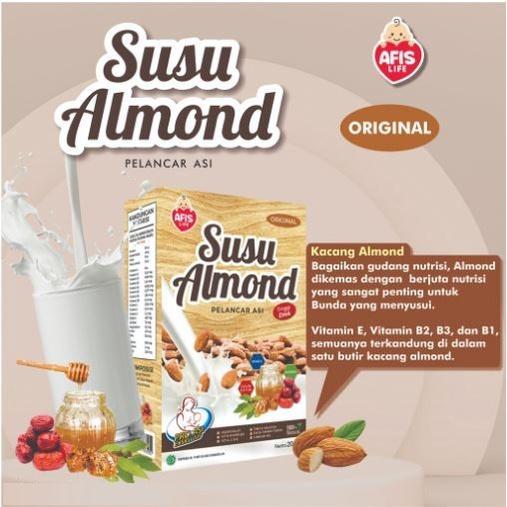 AFIS Susu Almond Asi Booster Dan SBK Kacang Hijau PLus Daun Katuk Pelancar Asi Afis Life Booster ASI