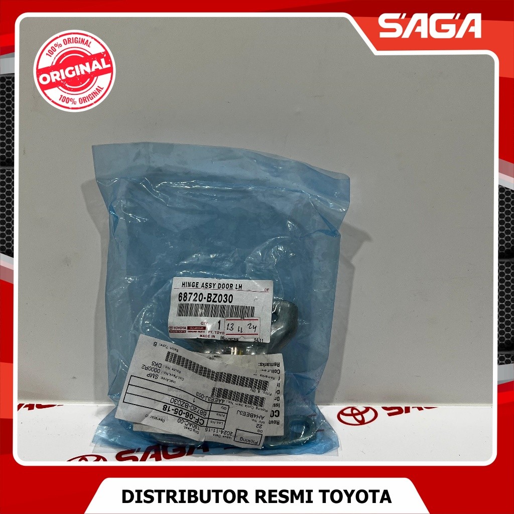 SAGA | Engsel Pintu Mobil Depan Kanan Bawah Kiri Atas Rush Terios 2006-2014 Original 68720-BZ030