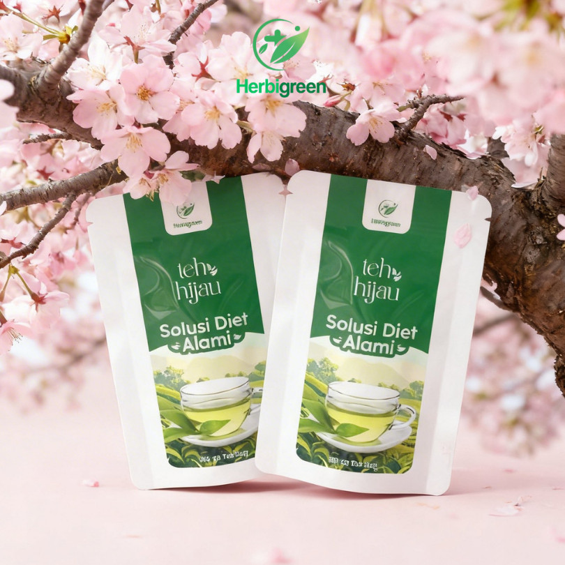 TEH HIJAU HERBIGREEN SLIMMING TEA DIET DAN DETOKS TEH DIET DETOX PELANGSING BADAN PELUNTUR LEMAK PEN