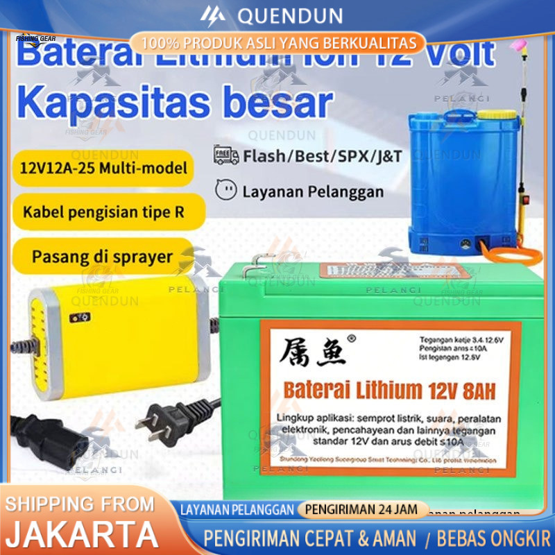 Aki Baterai Litium Lithium Sinleader 8ah 10ah 12ah 14ah 16ah Sprayer Elektrik