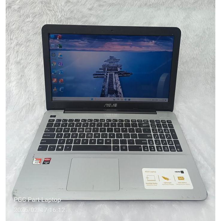 LAPTOP ASUS X555B AMD A9 9420 RADEON R5 RAM 8 GB SSD 256 GB HDD 1 TB 15INCH SIAP PAKAI