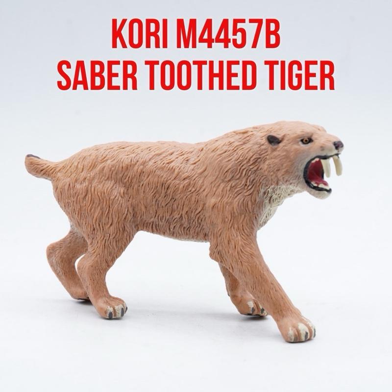 KORI Saber Toothed Tiger Sabretooth Smilodon Harimau Bertaring Pedang Mainan Figure Binatang Miniatu