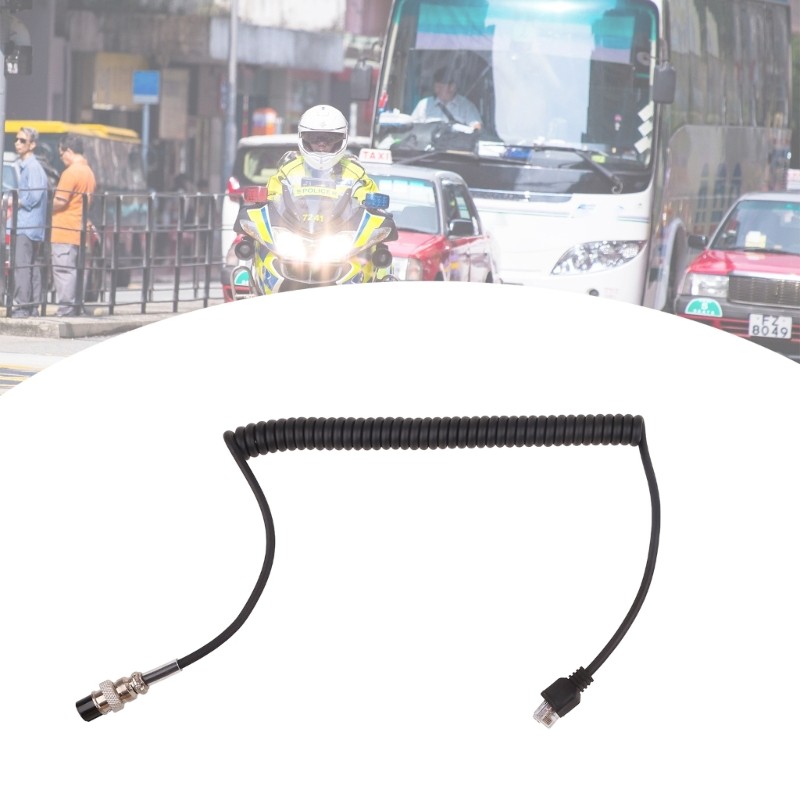 Electric Microphone Speaker Mic 8 Pin to RJ45 Wires Supplies Cable Line for Yaesu FT-847 FT840 FT-10