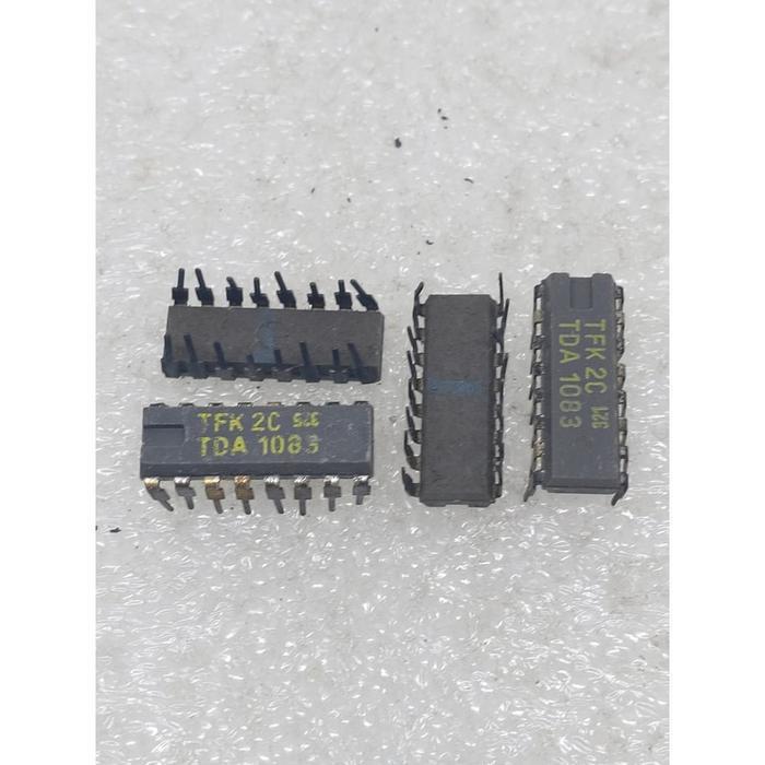 Komponen Integrated Circuit TDA1083 TDA 1083 One Chip AM FM Radio with Audio Power Amplifier