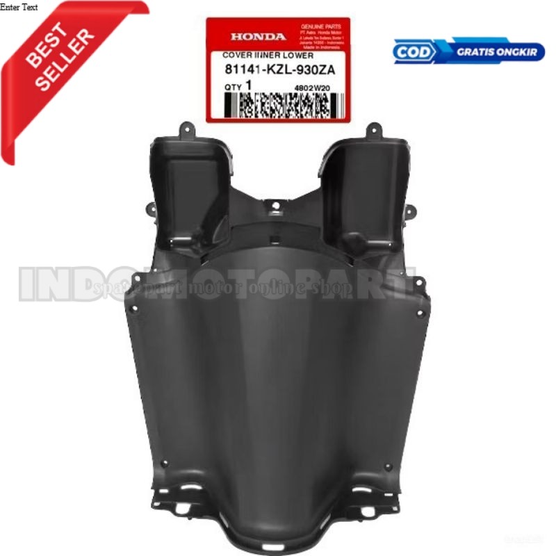 81141-KZL-930ZA Cover Inner Lower Dek Dashboard Legsil Bawah Spacy