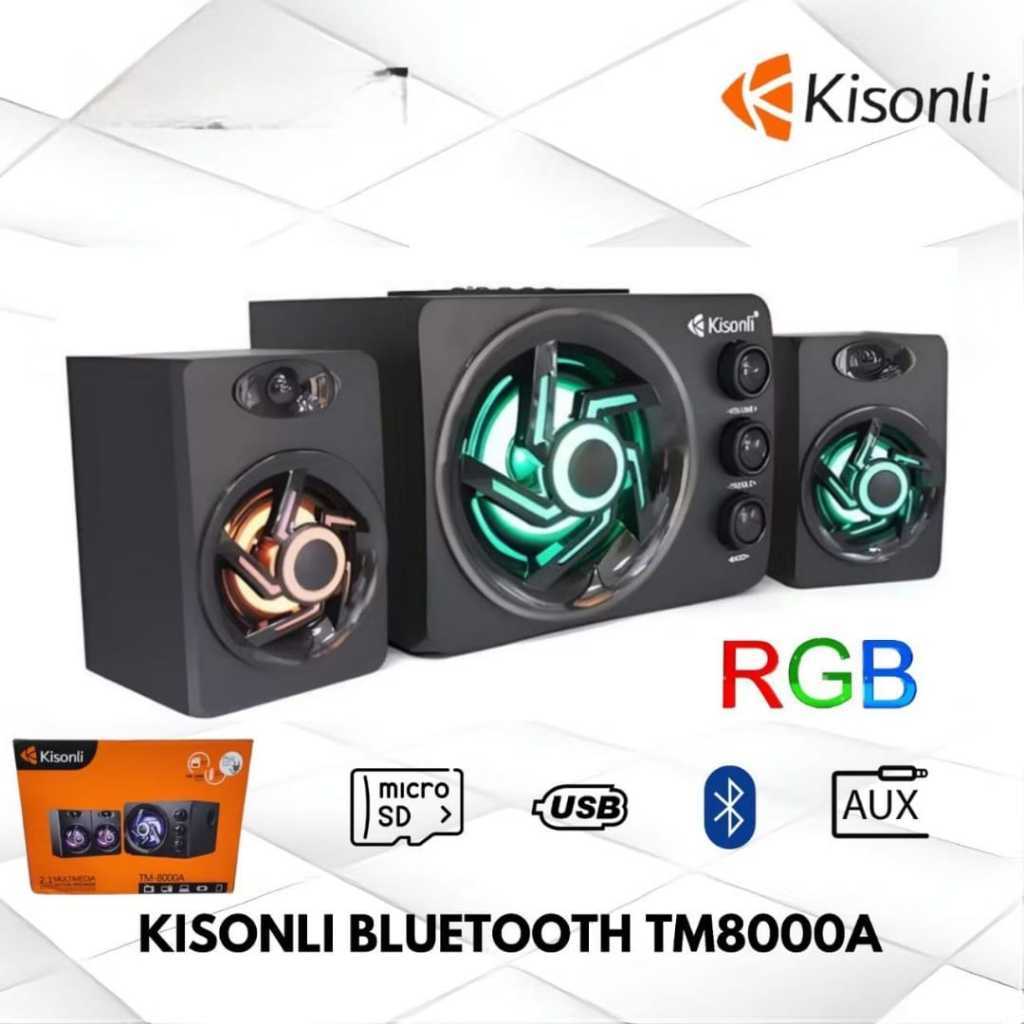 SPEAKER KISONLI TM8000A USB Kisonli TM-8000A - Subwoofer - Wireless Bluetooth - BTSpeaker