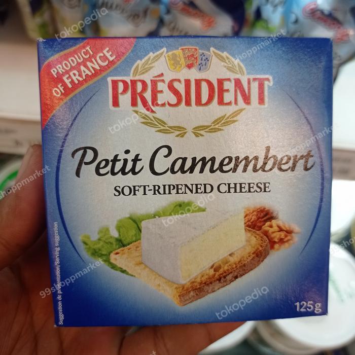 President cheese petit Camembert keju france 125 gr