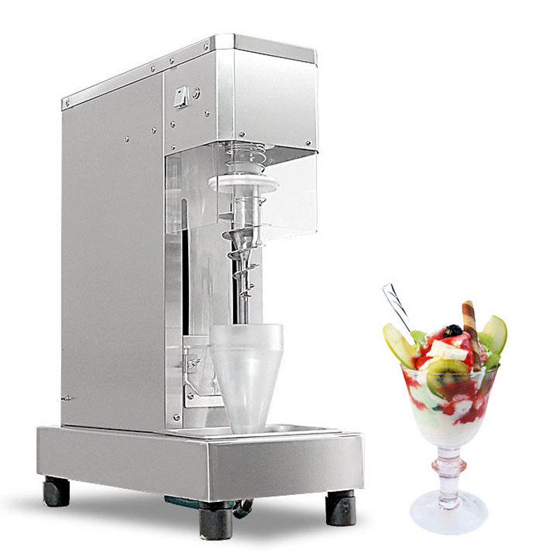 Automatic Fruit Yogurt Ice Cream Mixer Blender Vertical Swirl Frozen Ice Cream Mixing Machine