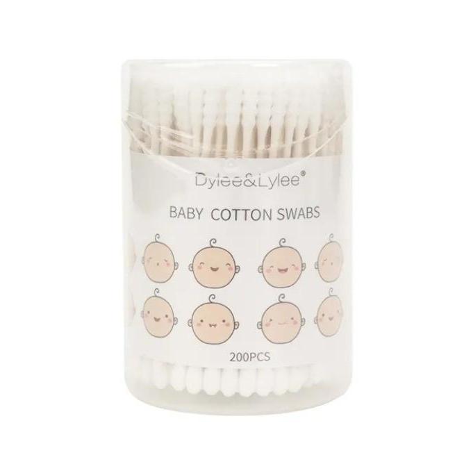 DYLEE & LYLEE Baby Cotton Swabs Earpick Dua Sisi 200 Pcs