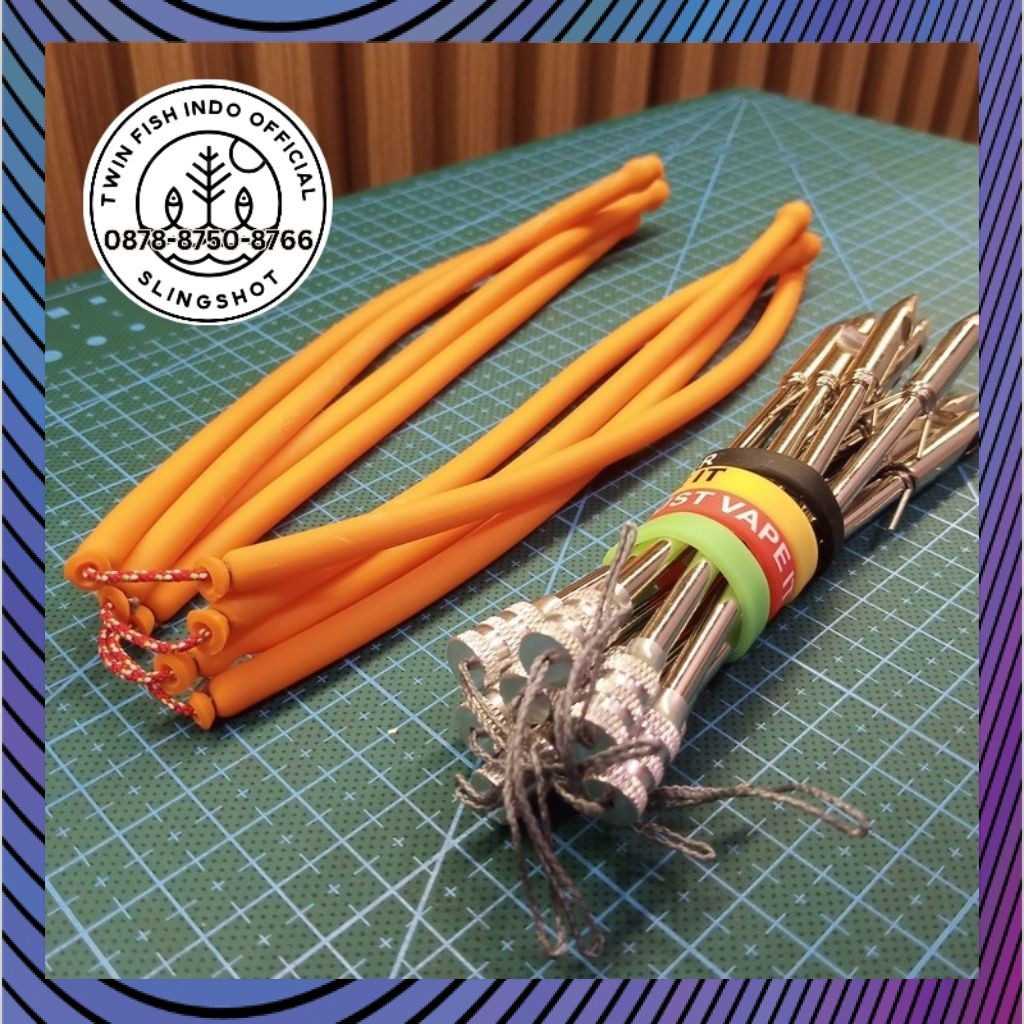 (RO) Karet Ketapel Siap Pakai 3060 Orange Premium Tebal Kuat TERMURAH TERLARIS TERBARU 2026 cod