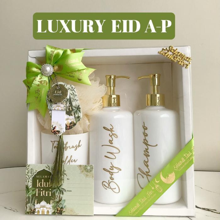 Hampers Lebaran 2026 Hampers Idul Fitri 2026 Hampers Ramadhan Mubarak botol set cantik - LUXURY IED 