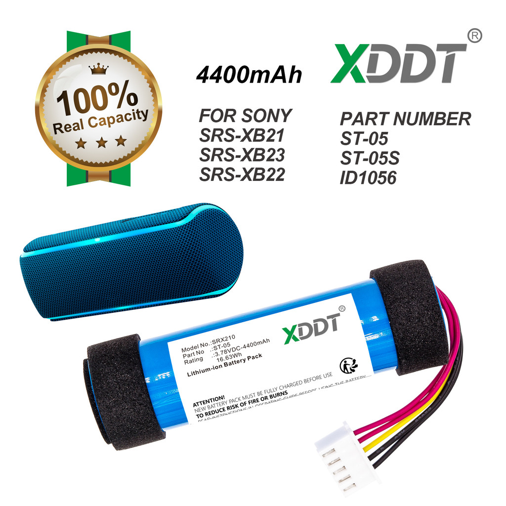 XDDT 4400mAh Speaker Battery ST-05 ID1056 for Sony SRS-XB21 SRS-XB23 SRS-XB22