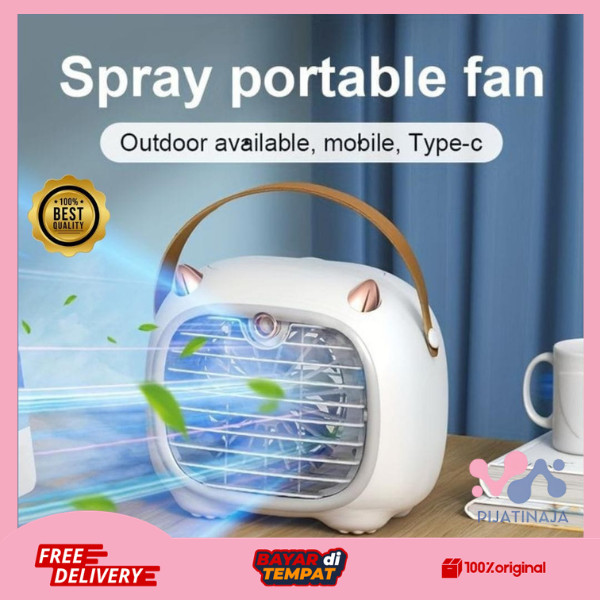 [PIJATIN] Kipas Angin Face Mist Monster Kecil / Kipas Pelembab Semportan / Kipas Angin Isi Ulang Air