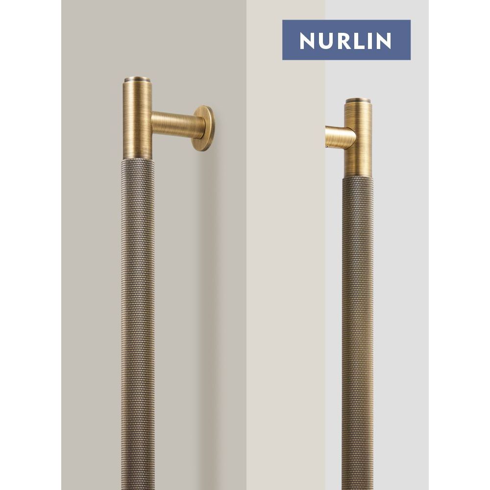 Pintu Kuningan Nurlin dengan Gagang Tarik Berulir Satu Sisi untuk Pintu Kayu, Pintu Kaca, Kamar Mand