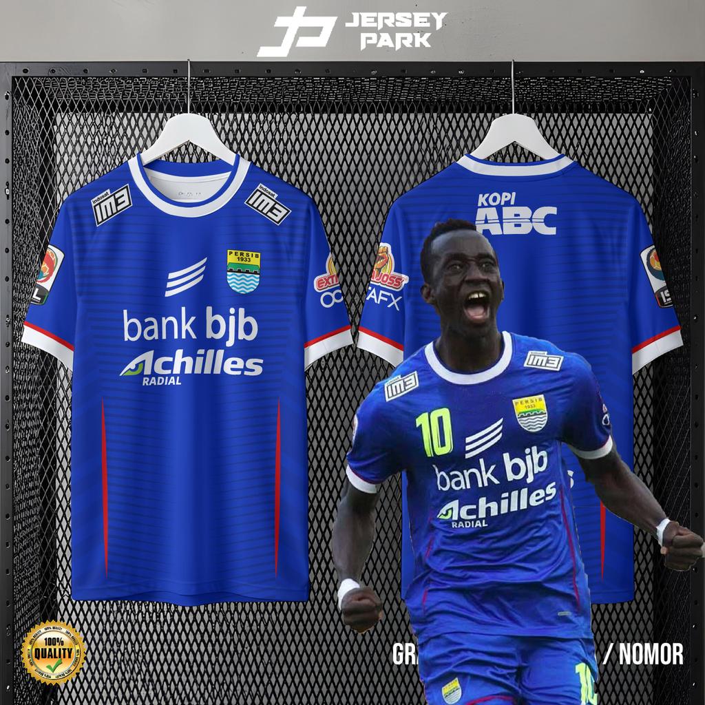 Jersey Fans Persib 2014 Home Blue Fullprint vintage classic retro gratis pasang nama dan nomor