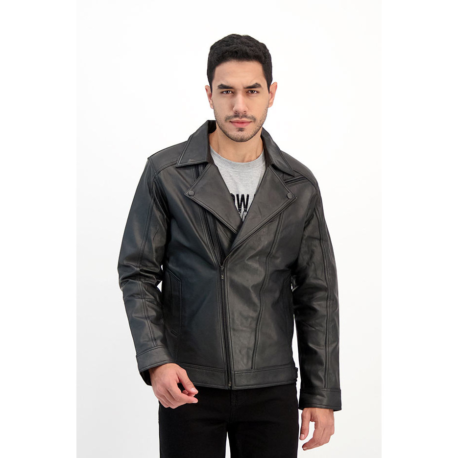Bajuin Jaket Kulit Pria Cardinal C0105J01A