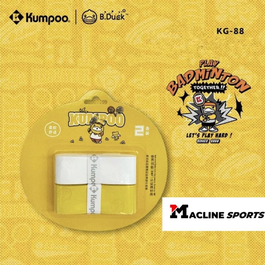 GRIP RAKET BADMINTON KUMPOO KG 88 BDUCK / ORIGINAL KUMPOO KG 88 BDUCK BADMINTON RACKET GRIP