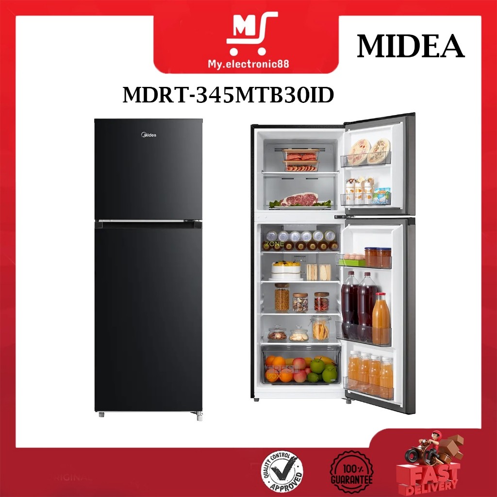 MIDEA KULKAS 2 PINTU MDRT-345MTB30ID