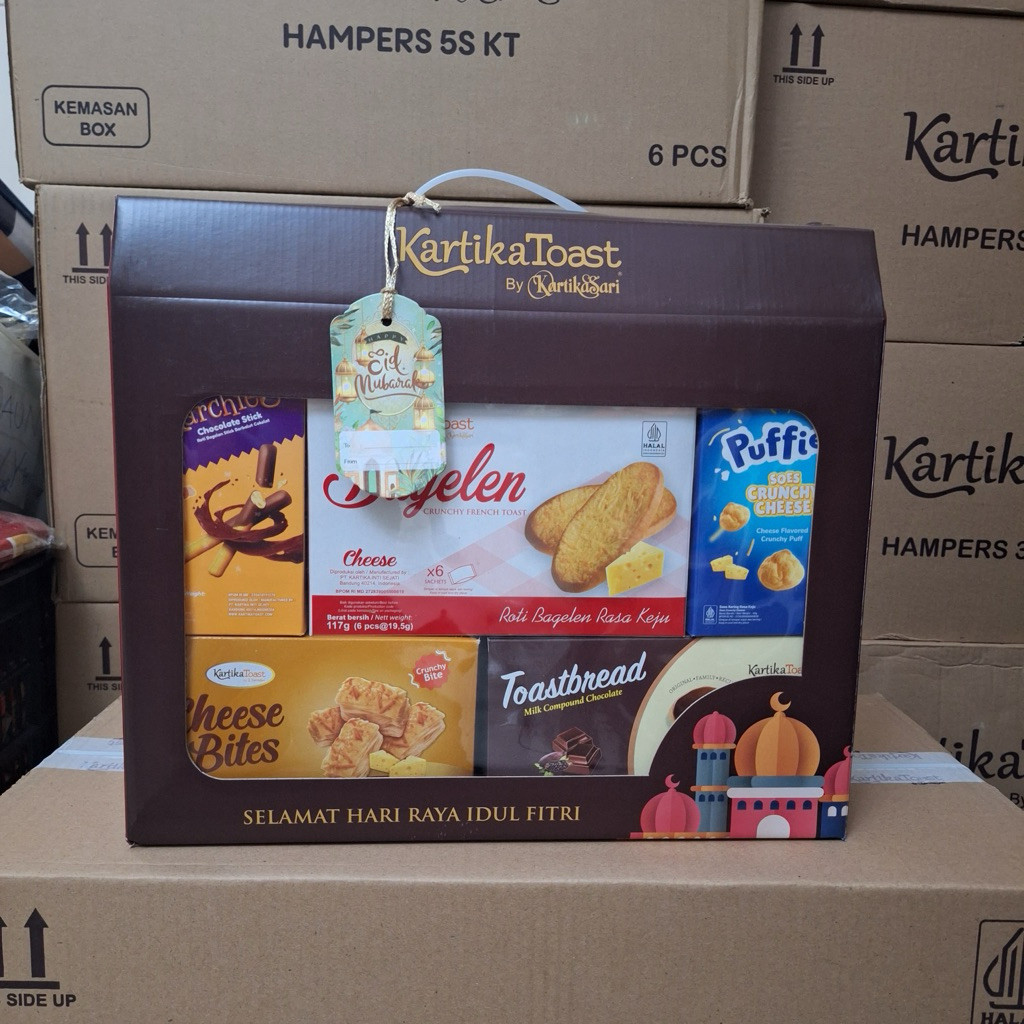 KARTIKA SARI KARTIKA TOAST HAMPERS KARTIKATOAST HAMPERS IDUL FITRI HAMPERS LEBARAN PAKET KUE LEBARAN