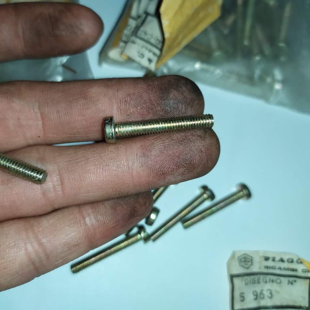 Baut Min Napur Vespa PTS Original Nos