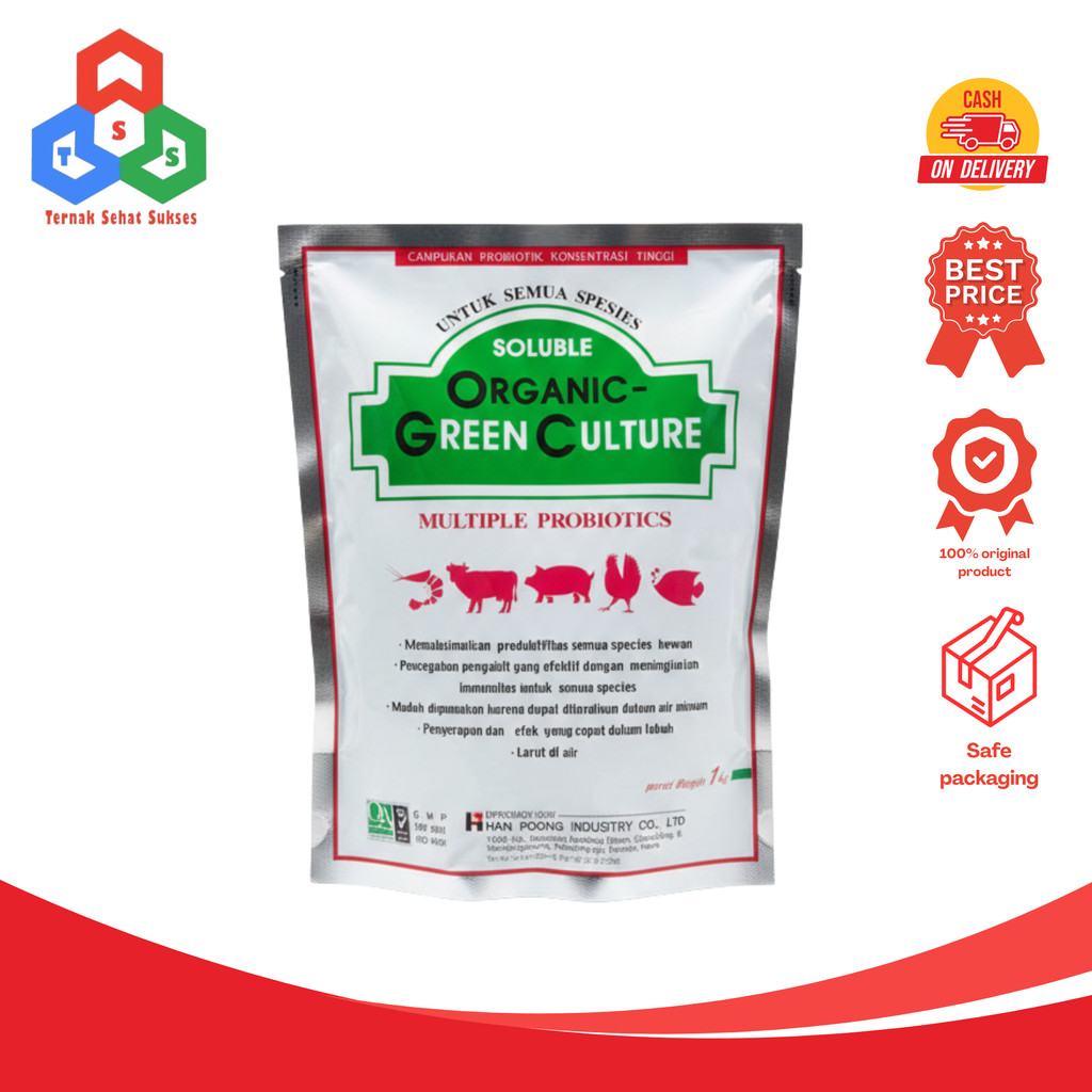 Organic Green Culture (OGC) Zs 1 KG STS2 - Multiple Probiotics Campuran Probiotik Konsetrasi Tinggi 