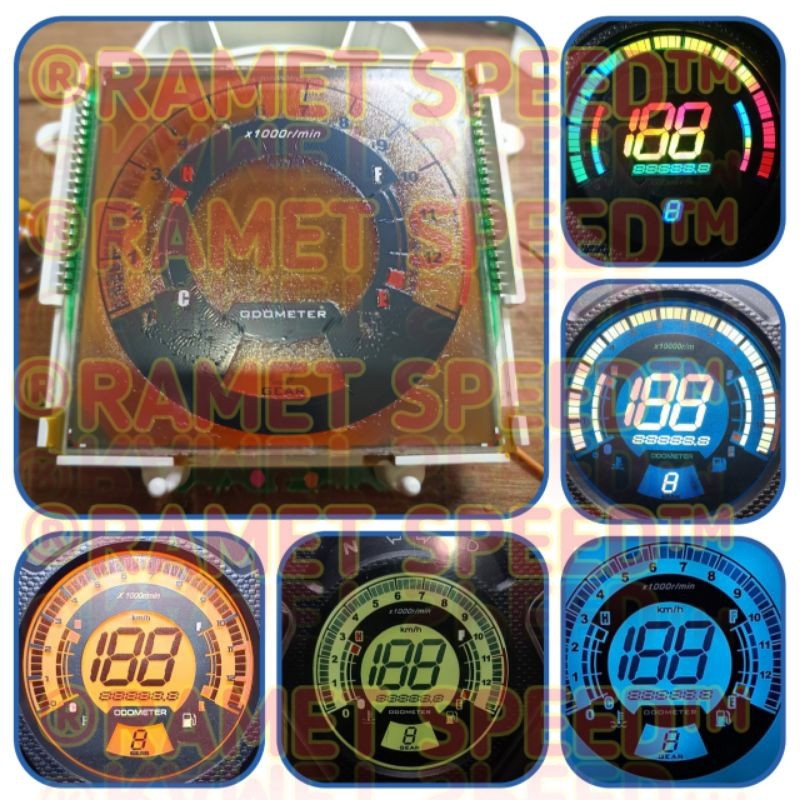 Polarizer Lcd Speedometer Sunburn Honda Cs1 Led Tebal