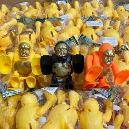 [sz] Mainan Gorilla Salto  Gorila Saltoan Anak Anak  Mainan Kingkong Salto