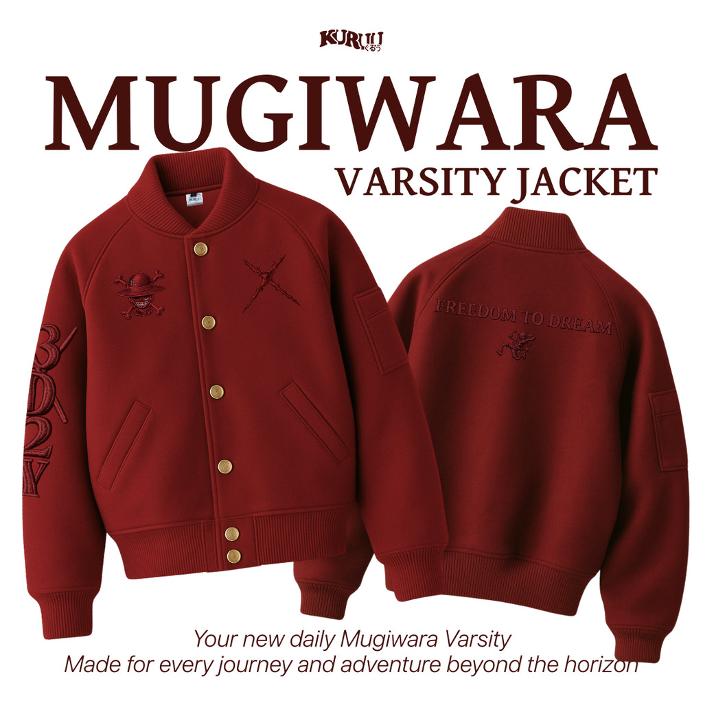 Varsity Jacket - Kuruu Mugiwara Varsity Jacket
