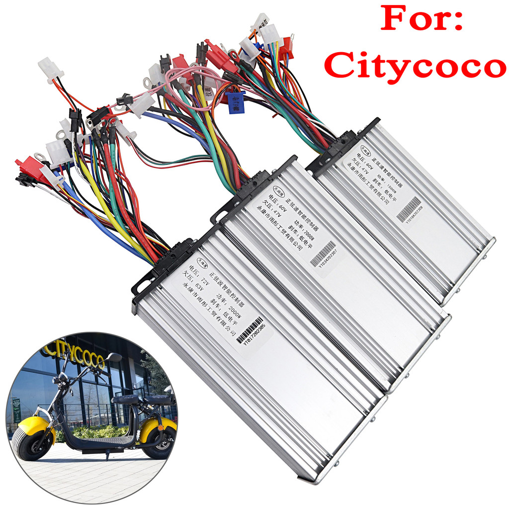 60V 72V 1500W 2000W Controller For Citycoco Scooter Harley Scooter With Three speed Controller Elect