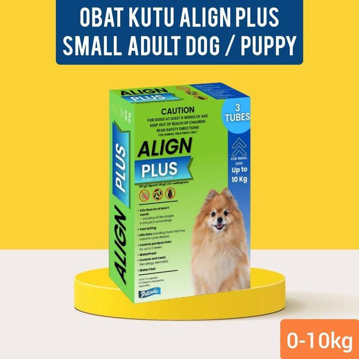 PETINDO ALIGN PLUS SMALL DOG S - Obat kutu anjing 10kg no frontline
