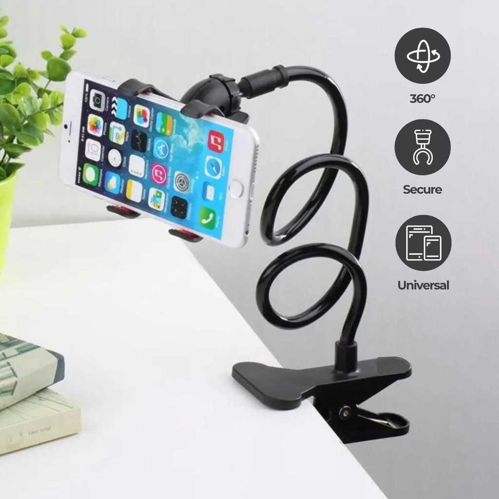 TaffSTUDIO Lazypod Stand Holder Clamp HP Universal Monopod 57cm / Stand Penjepit Meja Fleksibel 360 