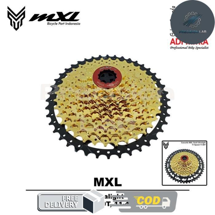 MXL Gold Ultralight Cassette Sprocket 11 Speed - 11-46T -P.Lab
