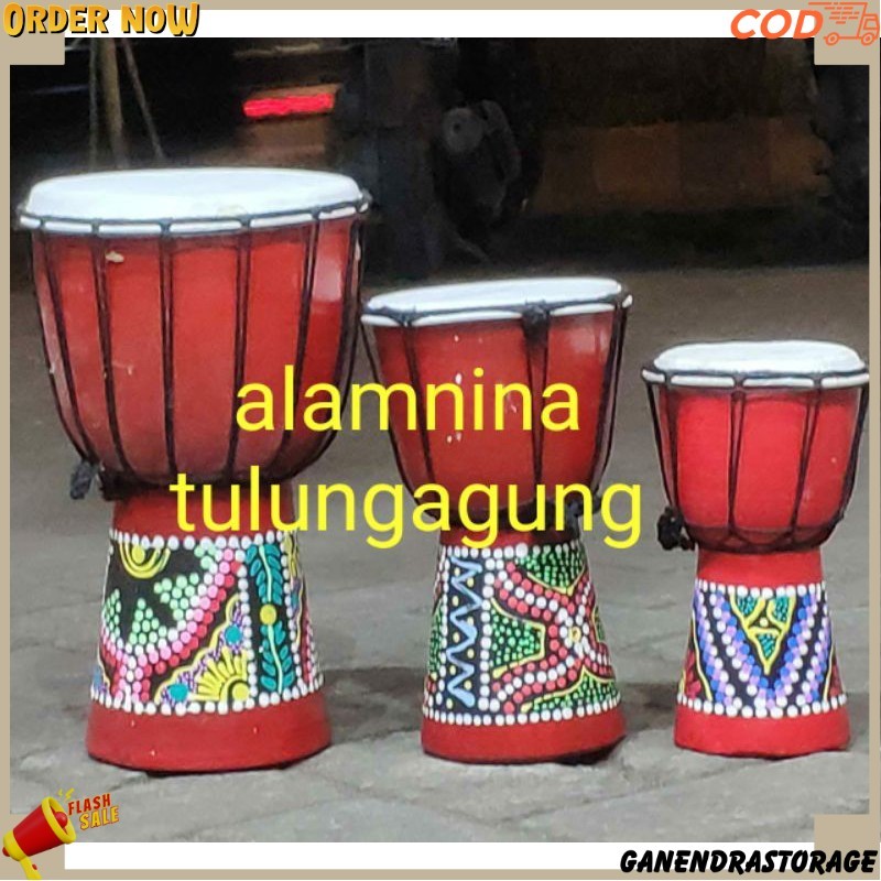 jimbe 30cm alat musik tradisional kendang GND -60