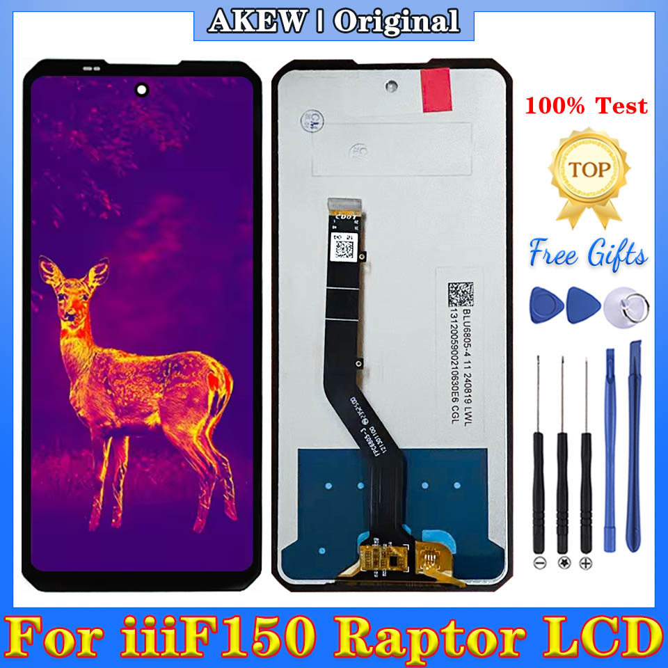 6.8" Original For iiiF150 Raptor LCD splay New IIIF150 Raptor Tou Screen gitizer Assembly Replacemen