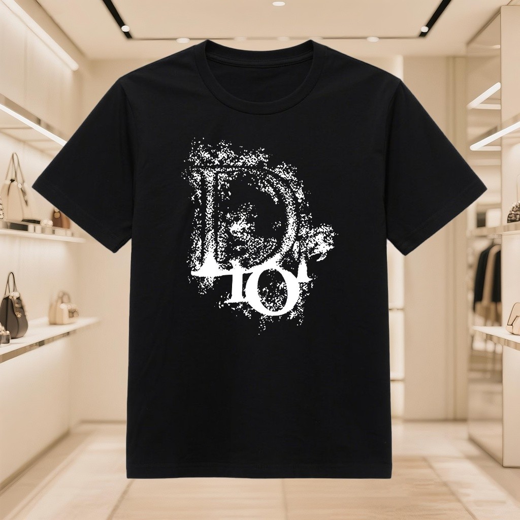 dior COD - Kaos Pria Sablon Desain Grafis Hip Hop T-Shirt Bahan 24s Combed 200g Baju Cowok Kekinian 