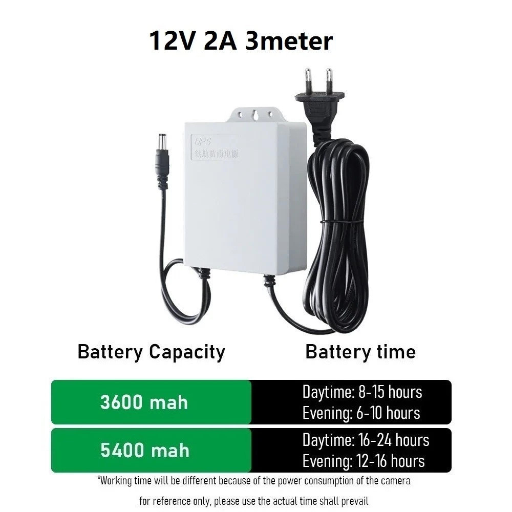 Ups 5400mAH Ups Mini 12v Untuk Wifi Ups Mini 12 Volt Ups Wifi Ups Cctv Ups Dc Mini Ups 12V1.5A
