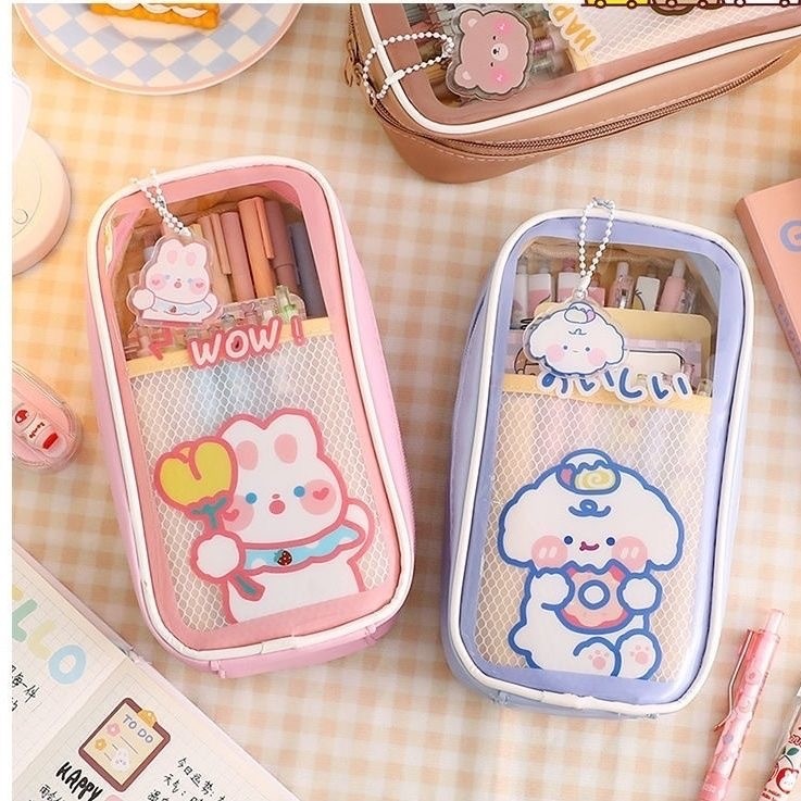 [Liontin Gratis]Tempat Pensil Lucu Anak/Pencil Case /Pensil Cute Tempat Pencil/Tempat Pensil Motif K