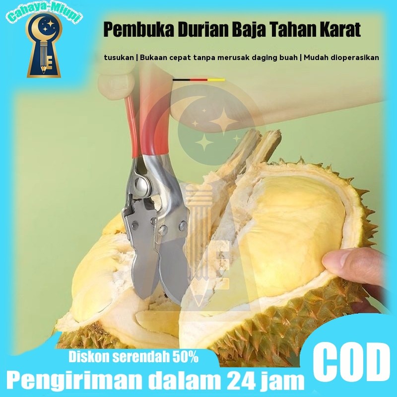 Alat Buka Durian Tang Durian Pembuka Kulit Durian Alat Buka Buah Clip Durian - Juga Untuk Memotong S