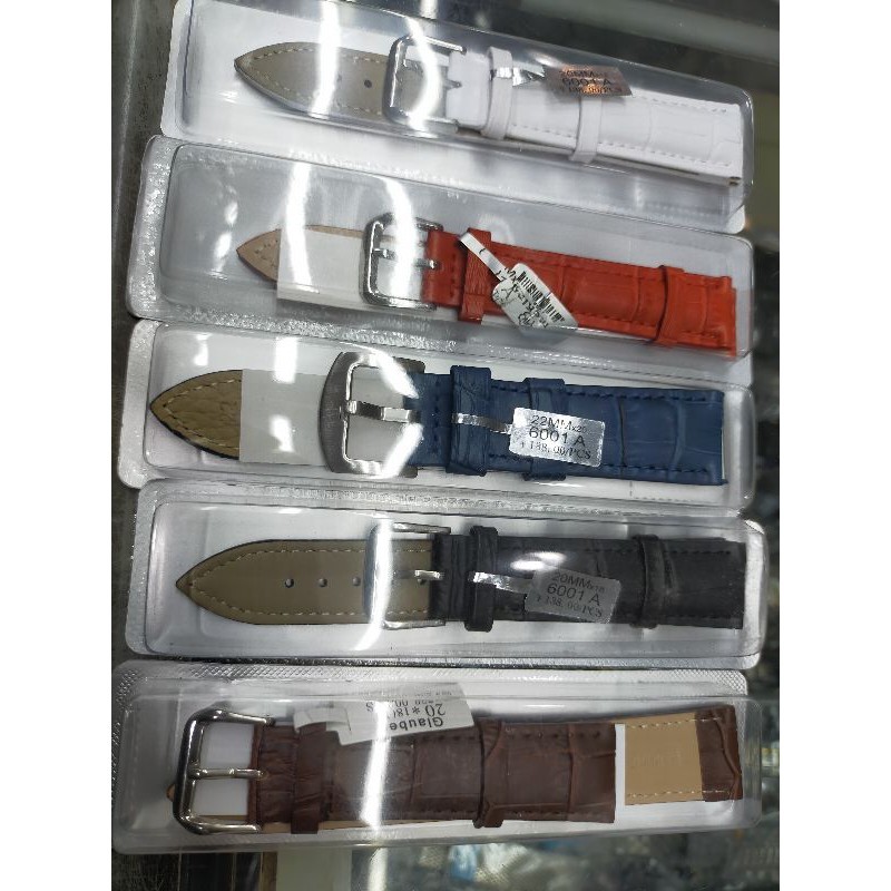 tali jam tangan kulit time king GENUINE LEATHER tali kulit time king