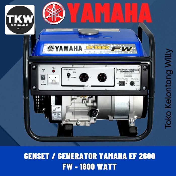 Genset / Generator YAMAHA EF 2600 FW - 1800 Watt