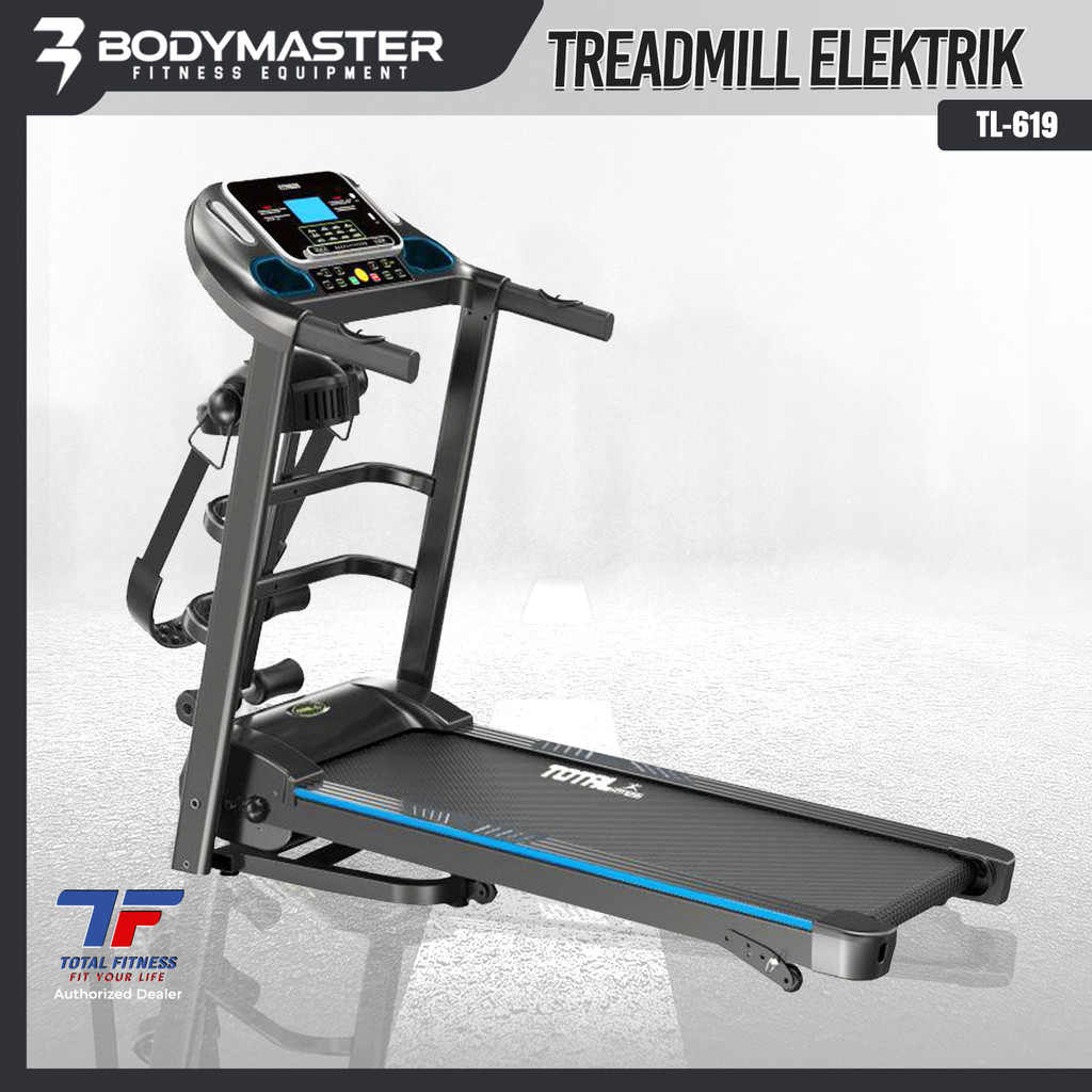 Treadmill Listrik Murah TL-619 - Treadmil Elektrik Total Gym Fitness