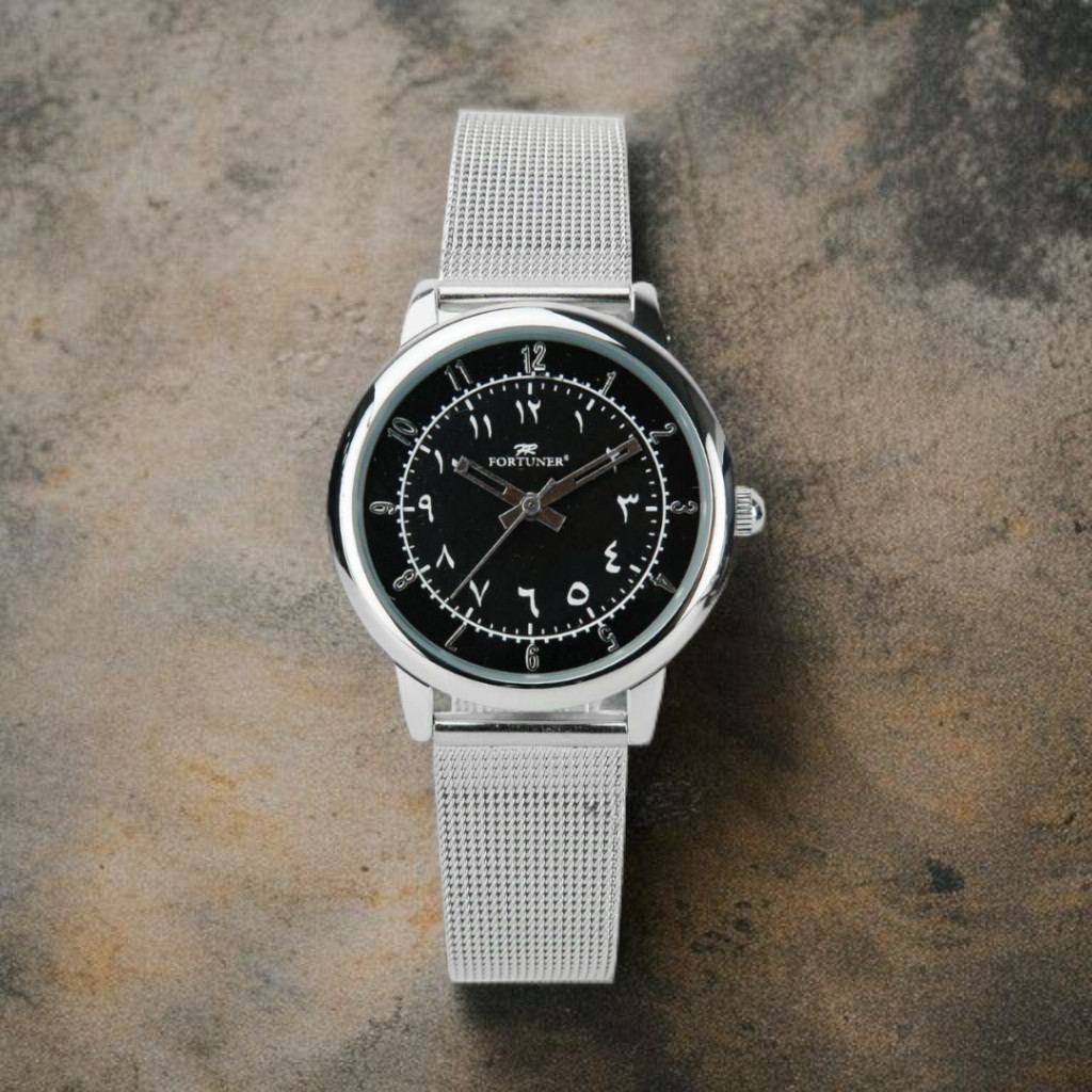 Jam Tangan Wanita Angka Arab Elegan Calligraphy Edition