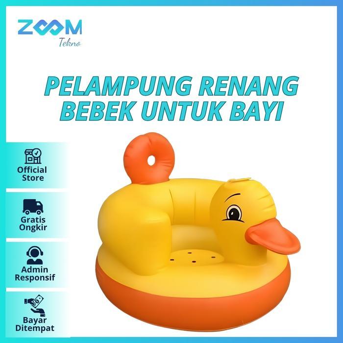Kursi Sofa Tiup Tempat Duduk Mandi Bayi Musik Bebek Pelampung Renang Chair