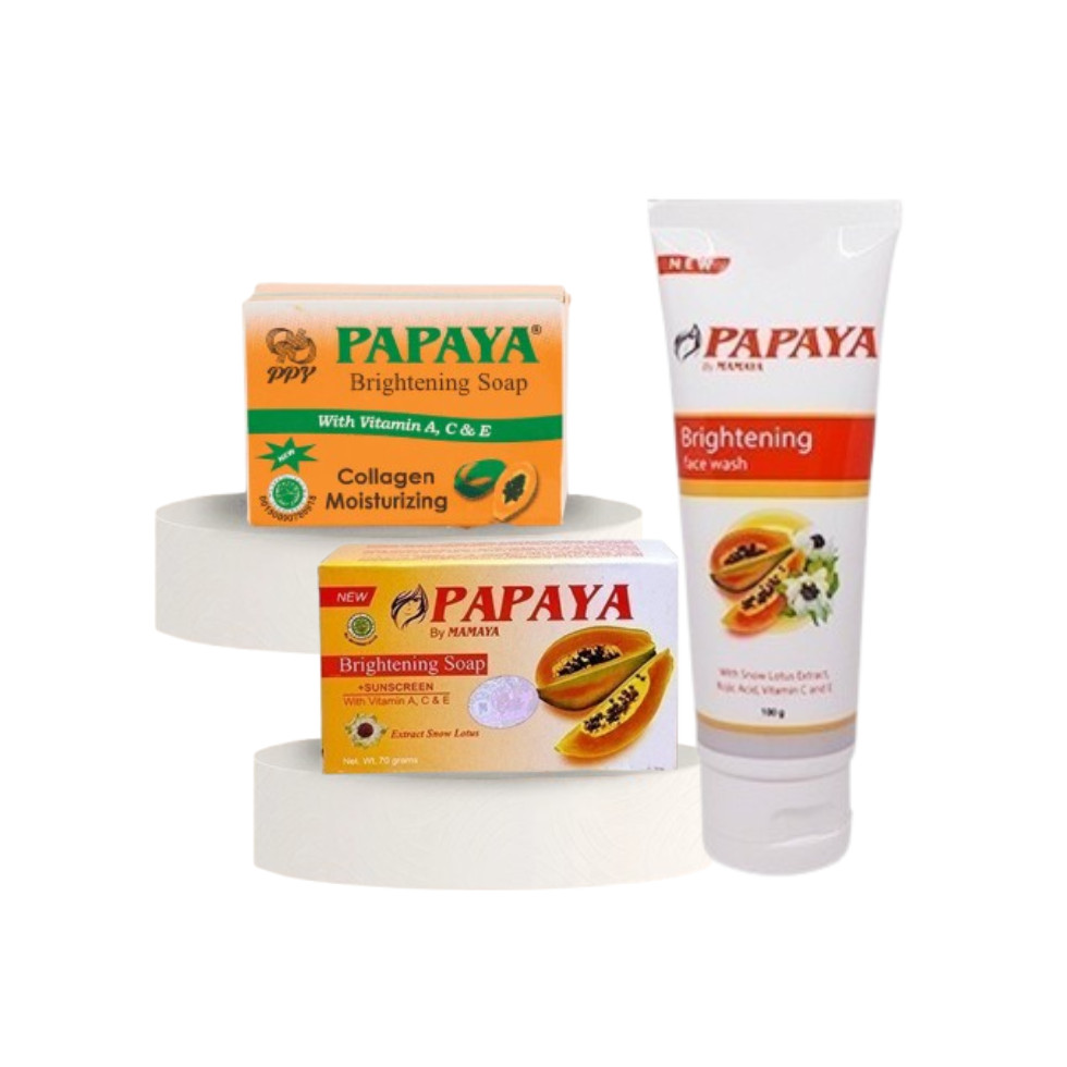 PAPAYA by MAMAYA Series Skincare | Sabun | Face Wash | Day and Night Cream
